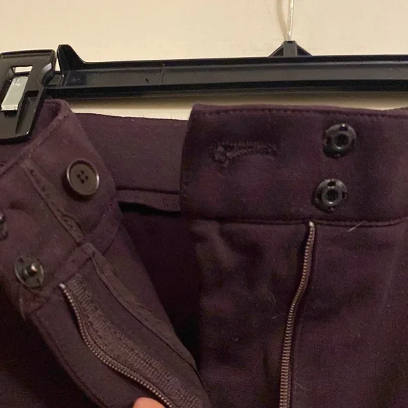 Akris Punto Maroon stretch dress pants, size 8 - Picture 6 of 8